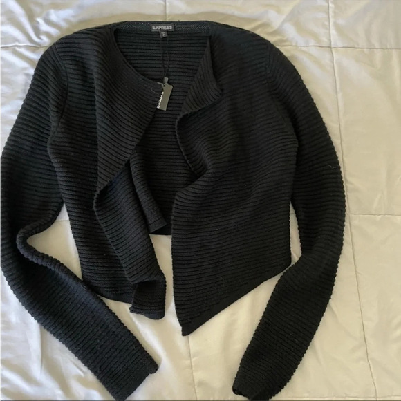 Express knit crop sweater - Picture 1 of 5